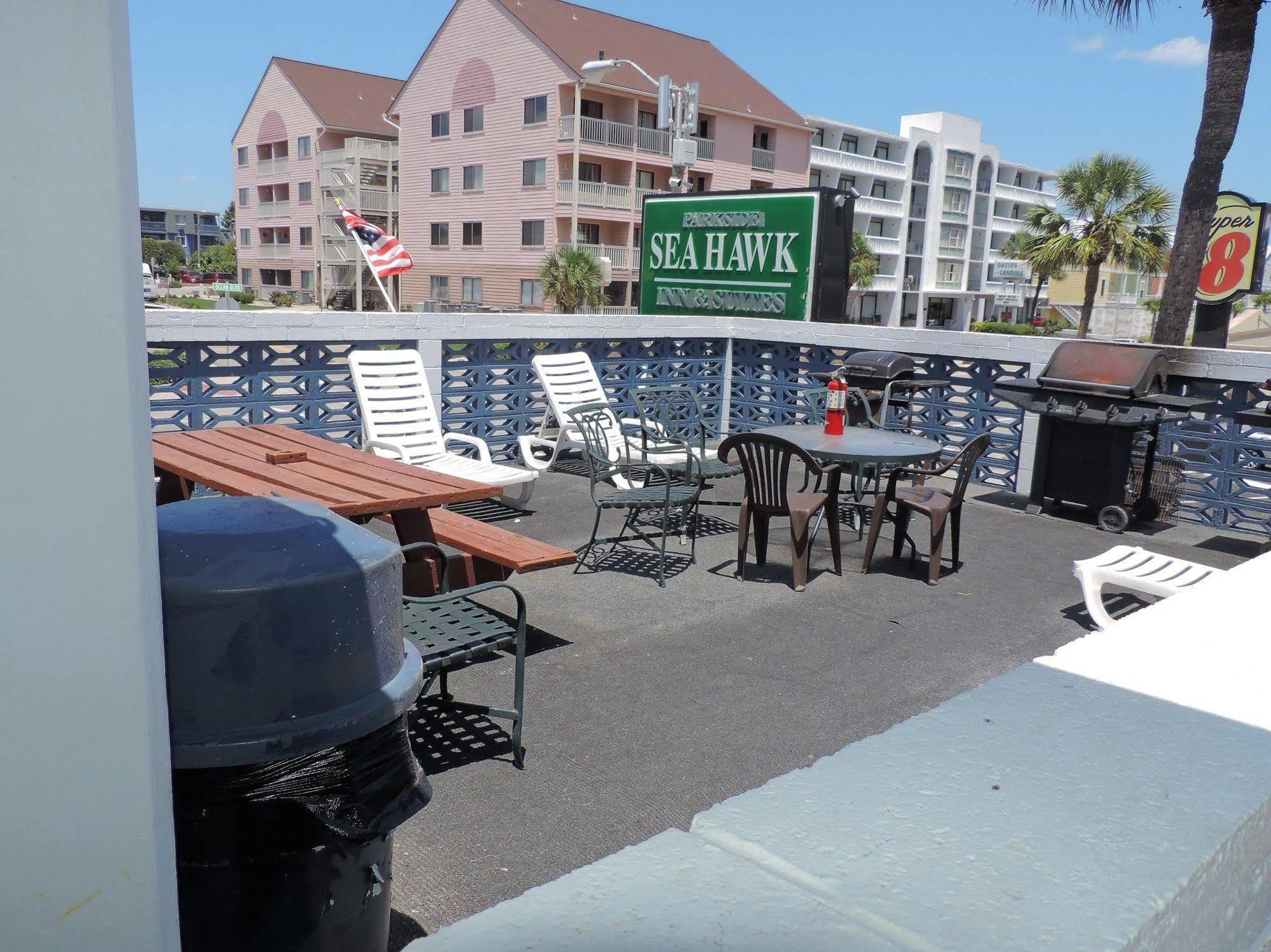 Sea Hawk Oceanfront Motel Myrtle Beach Eksteriør bilde